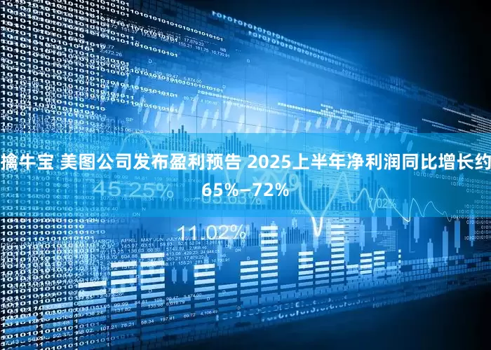 擒牛宝 美图公司发布盈利预告 2025上半年净利润同比增长约65%—72%