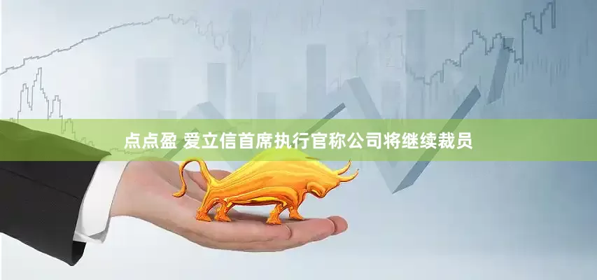 点点盈 爱立信首席执行官称公司将继续裁员